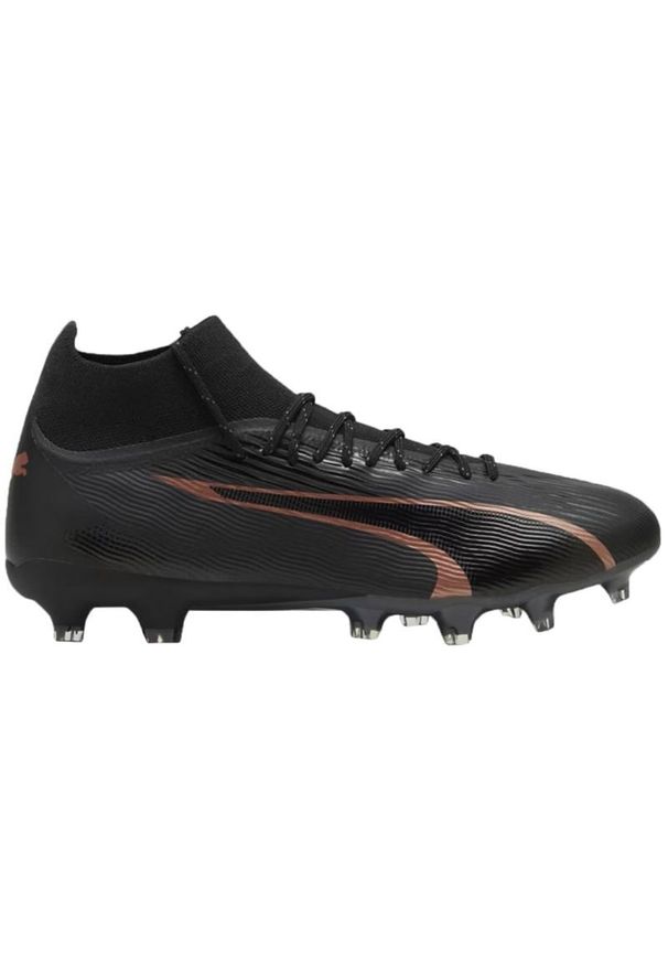 Buty piłkarskie Puma Ultra Pro FG/AG M 107750 02 czarne. Kolor: czarny. Szerokość cholewki: normalna. Sport: piłka nożna