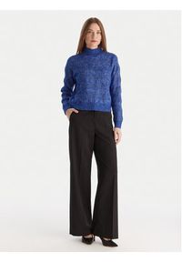Vero Moda Golf Virgo 10331875 Niebieski Regular Fit. Typ kołnierza: golf. Kolor: niebieski. Materiał: syntetyk #5