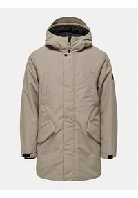 Only & Sons Kurtka zimowa 22025871 Beżowy Regular Fit. Kolor: beżowy. Materiał: syntetyk. Sezon: zima