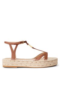 Lauren Ralph Lauren - Espadryle LAUREN RALPH LAUREN. Kolor: brązowy