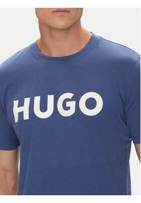 Hugo - HUGO T-Shirt Dulivio 50467556 Niebieski Regular Fit. Kolor: niebieski. Materiał: bawełna #4