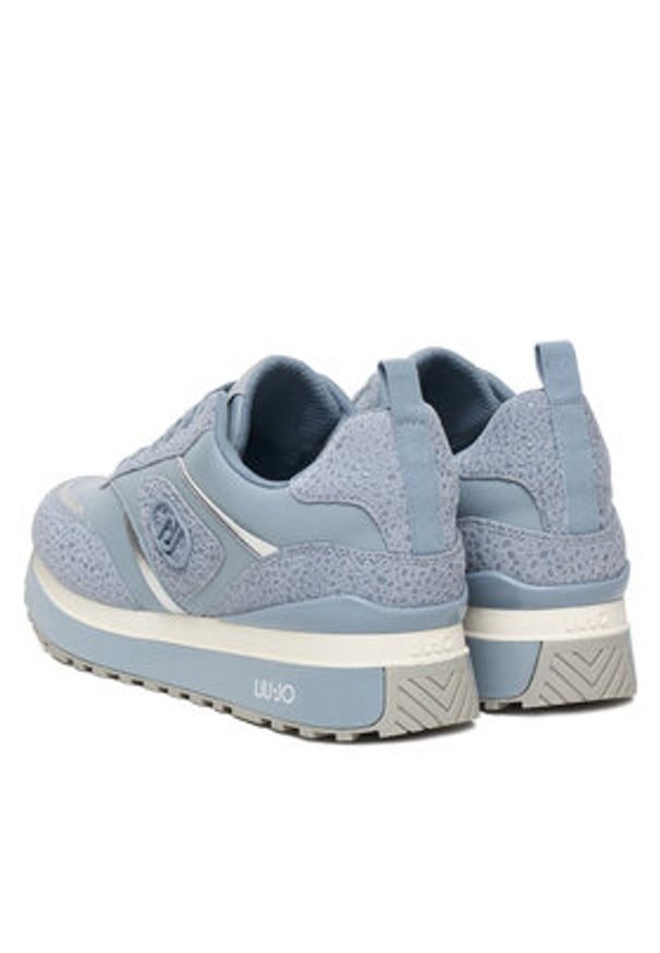 Liu Jo Sneakersy Maxi Wonder 97 BA6007 PX808 Niebieski. Kolor: niebieski. Materiał: skóra