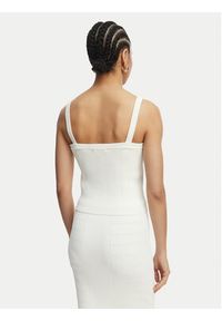 Guess Top W5YR10 Z0130 Biały Regular Fit. Kolor: biały. Materiał: syntetyk #2