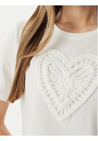 Morgan T-Shirt 261-DUROUJ Biały Regular Fit. Kolor: biały. Materiał: bawełna #4