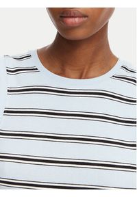 TOMMY HILFIGER - Tommy Hilfiger T-Shirt Multistripe WW0WW50025 Niebieski Slim Fit. Kolor: niebieski. Materiał: bawełna #3