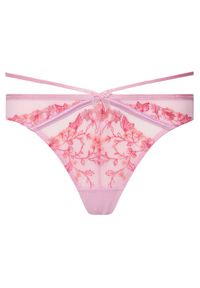 Hunkemöller Stringi Lillia 204602 Fioletowy. Kolor: fioletowy. Materiał: syntetyk