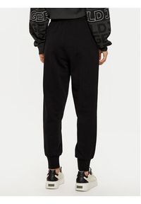 Karl Lagerfeld Jeans Spodnie dresowe A1W10058 Czarny Regular Fit. Kolor: czarny. Materiał: bawełna #4
