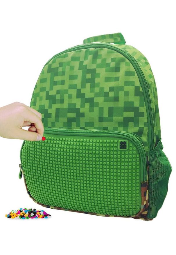 Pixie Crew plecak Minecraft zielony. Kolor: zielony. Styl: casual