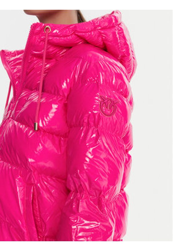 Pinko - PINKO Kurtka zimowa Eleodoro 101597 A2P7 Różowy Regular Fit. Kolor: różowy. Materiał: syntetyk. Sezon: zima