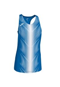 Damski tank top Joma Olympie. Kolor: wielokolorowy, niebieski, biały. Wzór: nadruk. Sport: bieganie #1