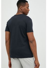 Quiksilver t-shirt bawełniany kolor czarny z nadrukiem. Kolor: czarny. Materiał: bawełna. Wzór: nadruk #4