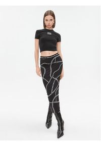 Versace Jeans Couture Spódnica ołówkowa 75HAE8A6 Czarny Slim Fit. Kolor: czarny. Materiał: wiskoza #3