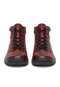 Rieker Botki CEO-L7144-35 Bordowy. Kolor: czerwony. Materiał: syntetyk, materiał #5