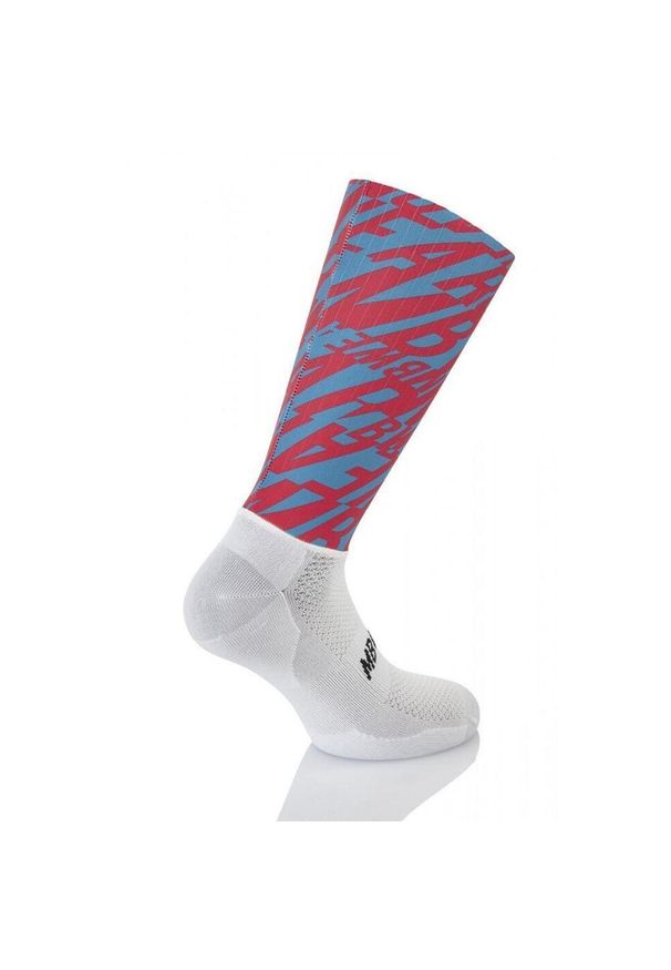 MB WEAR - Skarpetki Mb Wear Aero Fast H20 Allover. Kolor: biały. Sport: kolarstwo