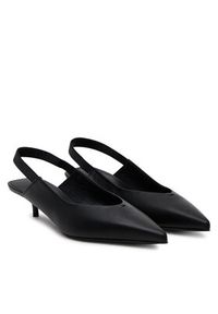 Max Mara Czółenka Slingy 2514521111600 Czarny. Kolor: czarny. Materiał: skóra #6
