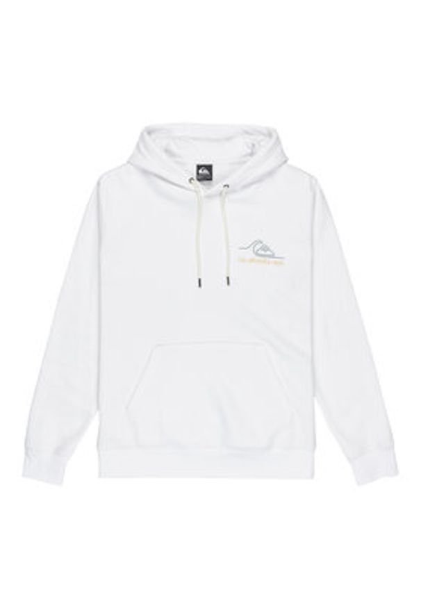 Quiksilver Bluza Light Waves EQYFT05168 Biały Regular Fit. Kolor: biały. Materiał: syntetyk