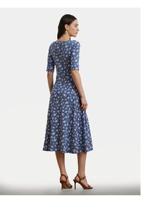 Lauren Ralph Lauren - LAUREN RALPH LAUREN Sukienka codzienna 200976993001 Niebieski Regular Fit. Okazja: na co dzień. Kolor: niebieski. Materiał: bawełna. Typ sukienki: proste. Styl: casual #5