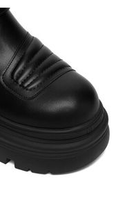 Buffalo Botki Dione Biker Boot Mid 1270127 Czarny. Kolor: czarny. Materiał: skóra #3