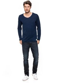 Tom Tailor - MĘSKI SWETER TOM TAILOR INDIGO SWEATER 3019542.00.12 COL. 6889. Styl: elegancki #3