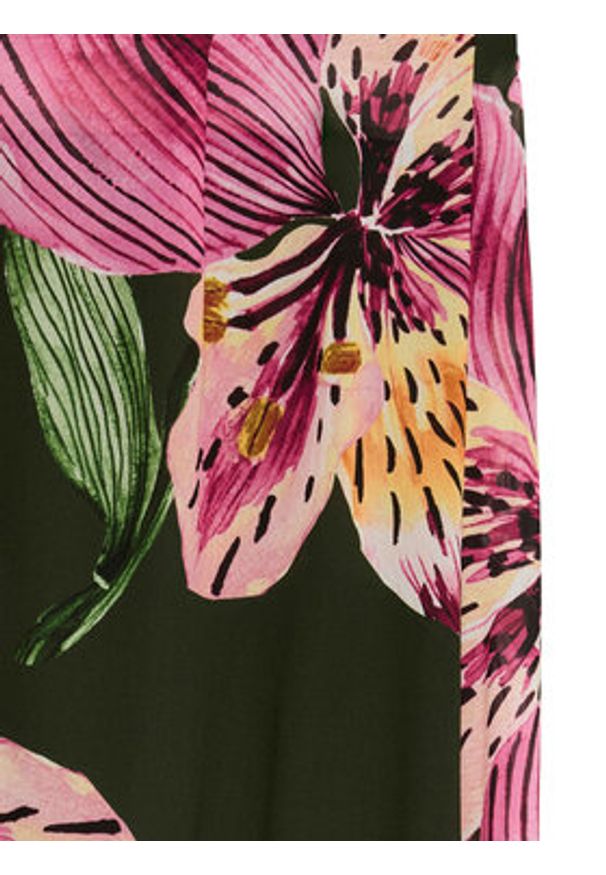 Vero Moda Spódnica midi Ismene 10351432 Czarny Regular Fit. Kolor: czarny. Materiał: syntetyk