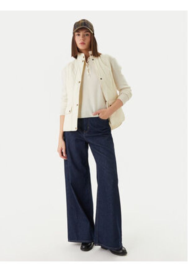 Barbour Bezrękawnik Otteburn GI0003CR31 Écru Regular Fit. Materiał: syntetyk. Długość rękawa: bez rękawów