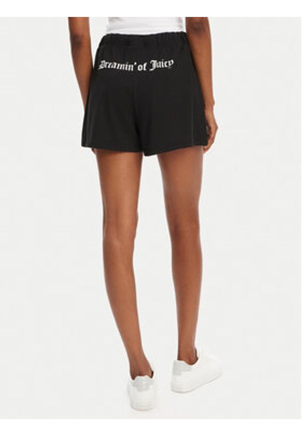 Juicy Couture Szorty sportowe Dream Of Shrt JCLHS125506 Czarny Regular Fit. Kolor: czarny. Materiał: syntetyk