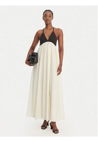 Eleh Sukienka letnia SS260018 Biały Regular Fit. Kolor: biały. Materiał: syntetyk. Sezon: lato #3