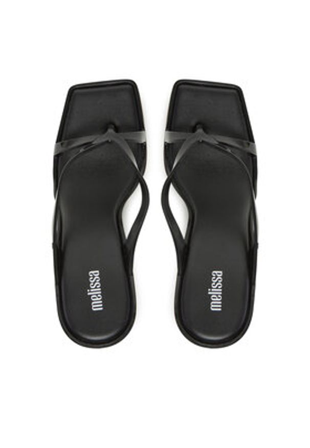 melissa - Melissa Japonki Glass Heel Ad 35801 Czarny. Kolor: czarny