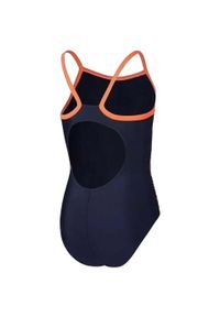 Strój pływacki jednoczęściowy dziecięcy Speedo Platisol Placement Thinstrap Musc. Kolor: niebieski, czarny
