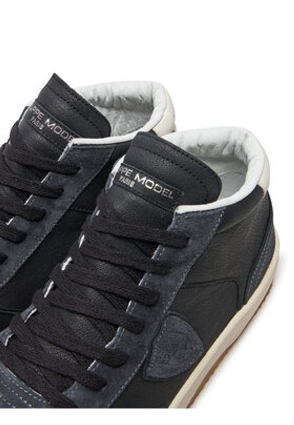 Philippe Model Sneakersy West Mixage VNMU WX05 Czarny. Kolor: czarny. Materiał: skóra