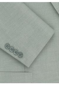 Pako Lorente - PAKO LORENTE – Zielona marynarka męska bez podszewki. Okazja: na co dzień. Kolor: zielony. Materiał: jeans. Sezon: wiosna. Styl: casual, sportowy #3