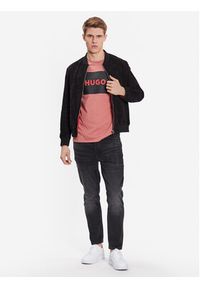 Hugo T-Shirt Dulive222 50467952 Różowy Regular Fit. Kolor: różowy. Materiał: bawełna #4