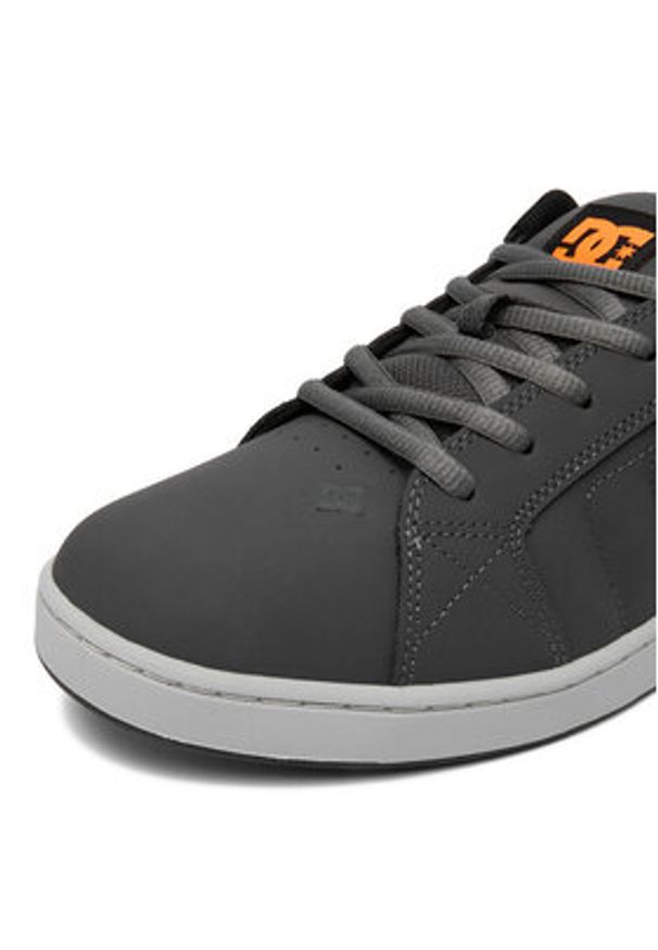 DC Shoes Sneakersy EO-NET DC01774025 Szary. Kolor: szary. Materiał: skóra