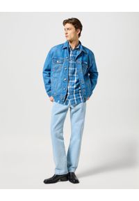 Wrangler - WRANGLER MĘSKA KOSZULA 1 PKT SHIRT BLUE INDIGO 112357249