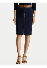 Lauren Ralph Lauren - LAUREN RALPH LAUREN Spódnica ołówkowa 200980024001 Granatowy Slim Fit. Kolor: niebieski. Materiał: wiskoza #1