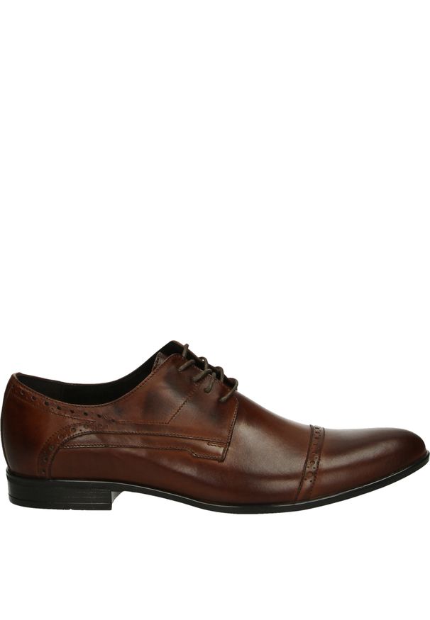 Venezia - PANTOFLE MĘSKIE 5439 PEL BRON. Materiał: skóra, syntetyk, materiał