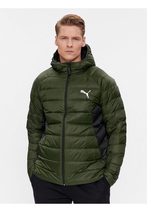 Puma Kurtka puchowa PackLITE 849355 Zielony Slim Fit. Kolor: zielony. Materiał: syntetyk, puch