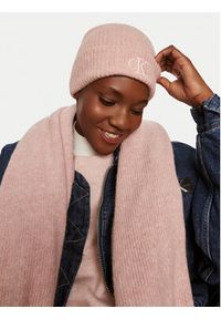 Calvin Klein Czapka Thick Embroidery K60K612321 Różowy. Kolor: różowy. Materiał: akryl #2