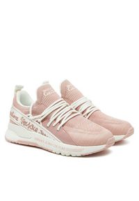 Versace Jeans Couture Sneakersy 78VA3SA8 Różowy. Kolor: różowy. Materiał: materiał #3