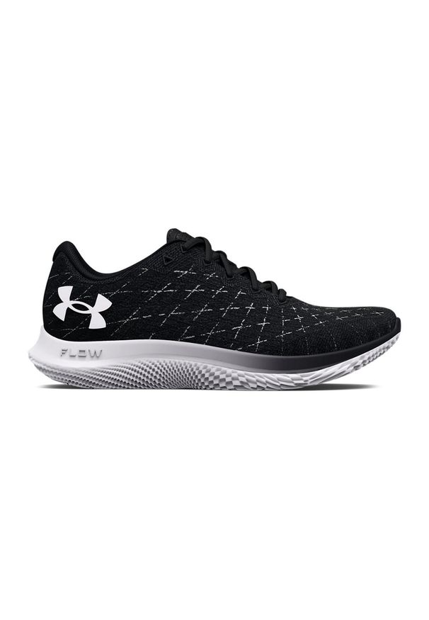 Buty treningowe męskie Under Armour Flow Velociti Wind 2. Zapięcie: sznurówki. Kolor: czarny. Materiał: guma, materiał, tkanina, syntetyk. Szerokość cholewki: normalna