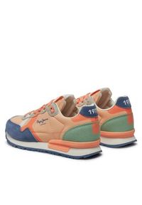 Pepe Jeans Sneakersy Brit Print G PGS40001 Pomarańczowy. Kolor: pomarańczowy. Wzór: nadruk
