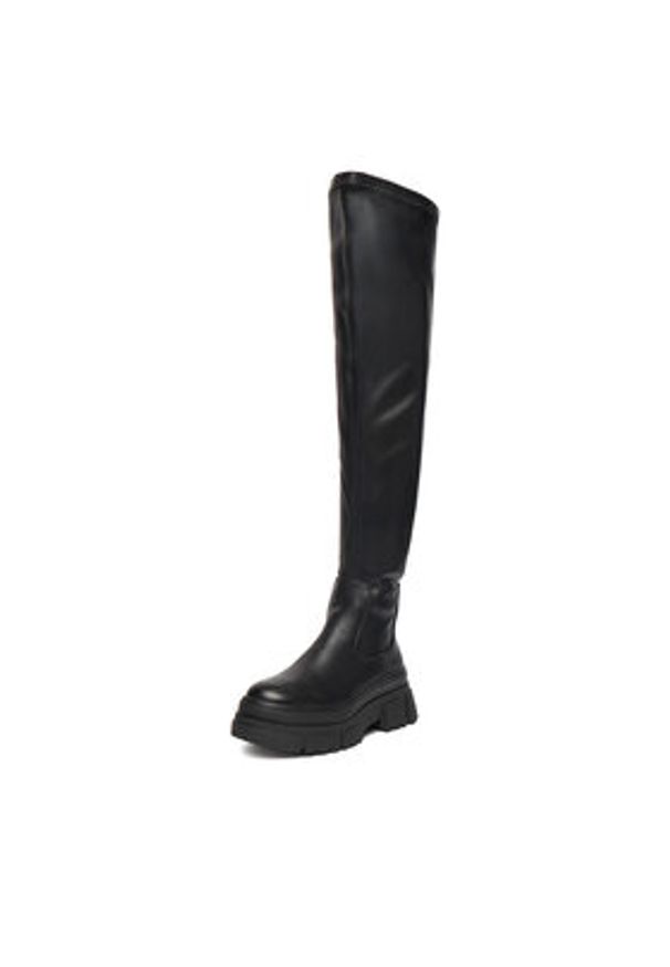 DeeZee Kozaki 60165-3 Czarny. Kolor: czarny. Materiał: materiał, syntetyk
