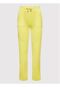 Juicy Couture Spodnie dresowe Delray JCCB221003 Żółty Regular Fit. Kolor: żółty. Materiał: bawełna, dresówka #3
