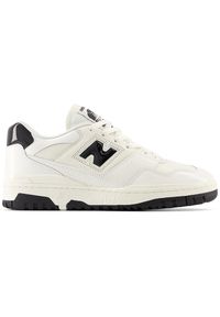 Buty unisex New Balance BB550YKF – białe. Okazja: na co dzień. Kolor: biały. Materiał: syntetyk, skóra, materiał. Szerokość cholewki: normalna