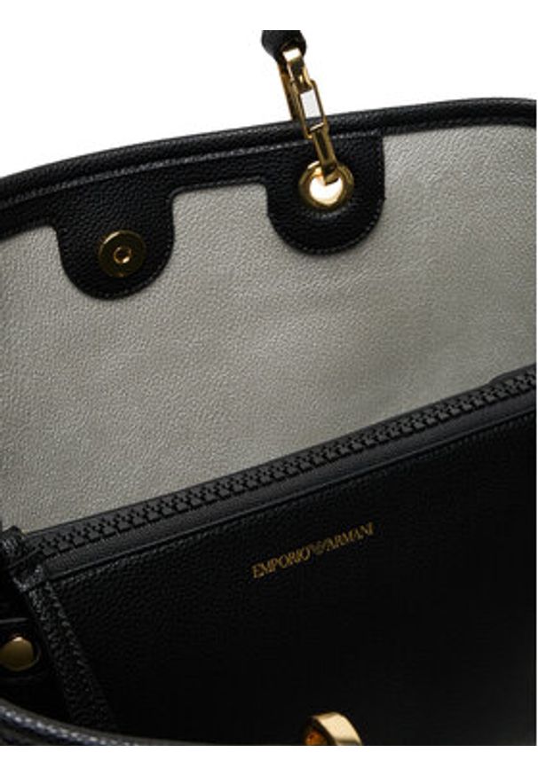 Emporio Armani Torebka EW000360 AF12103 MC032 Czarny. Kolor: czarny. Materiał: skórzane