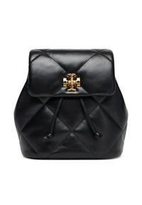 Tory Burch Plecak Kira Diamond 170485 Czarny. Kolor: czarny. Materiał: skóra