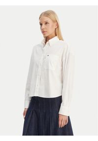 Tommy Jeans Koszula DW0DW22766 Écru Regular Fit. Materiał: bawełna #1