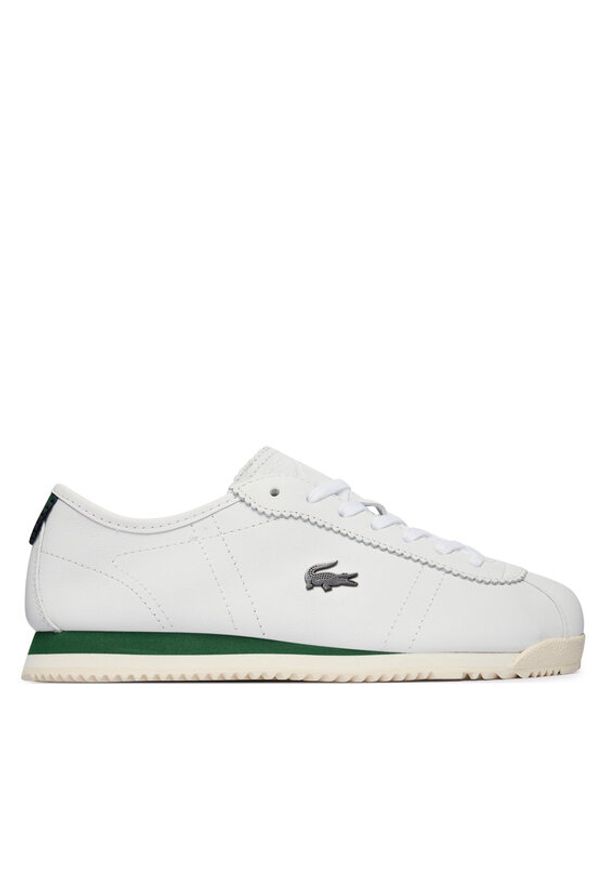 Lacoste Sneakersy Club-Low 51SFA0023 Biały. Kolor: biały. Materiał: skóra