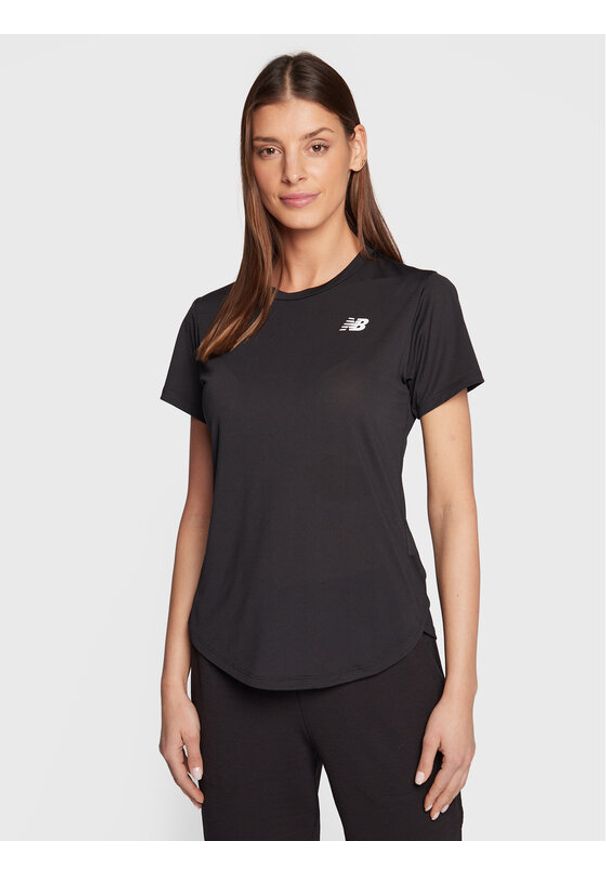 New Balance Koszulka techniczna Accelerate WT23222 Czarny Athletic Fit. Kolor: czarny. Materiał: syntetyk