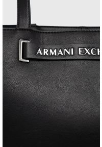 Armani Exchange Torebka kolor czarny. Kolor: czarny. Rodzaj torebki: na ramię